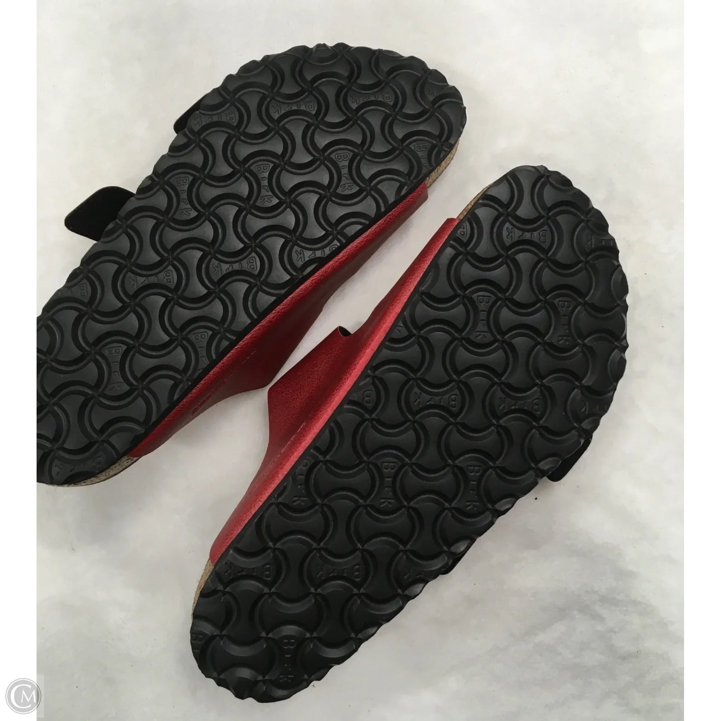 Sandals Flats By Birkenstock In Red, Size: 6.5