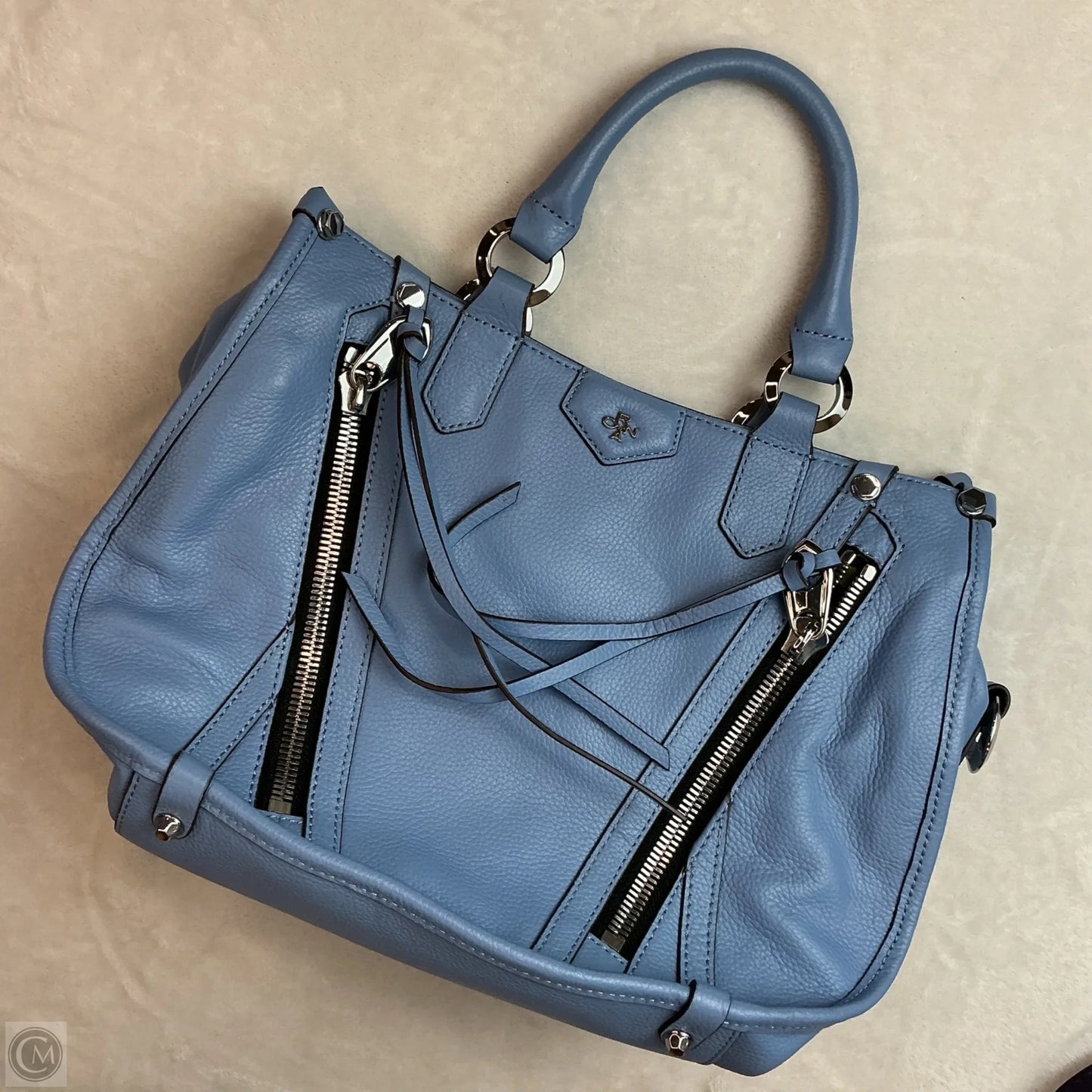 Handbag Leather By Oryany, Size: Small