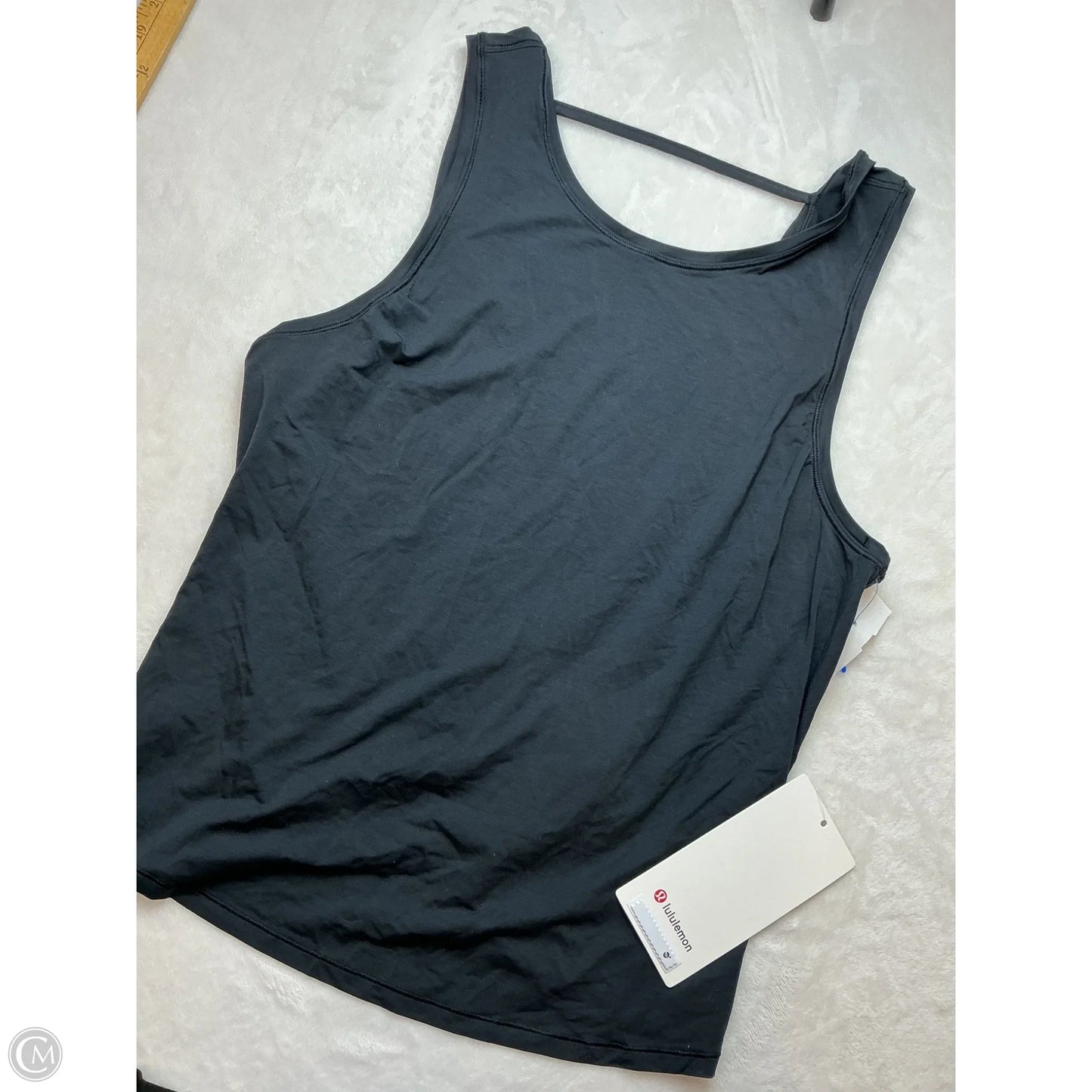 Athletic Tank Top By Lululemon In Black, Size: L