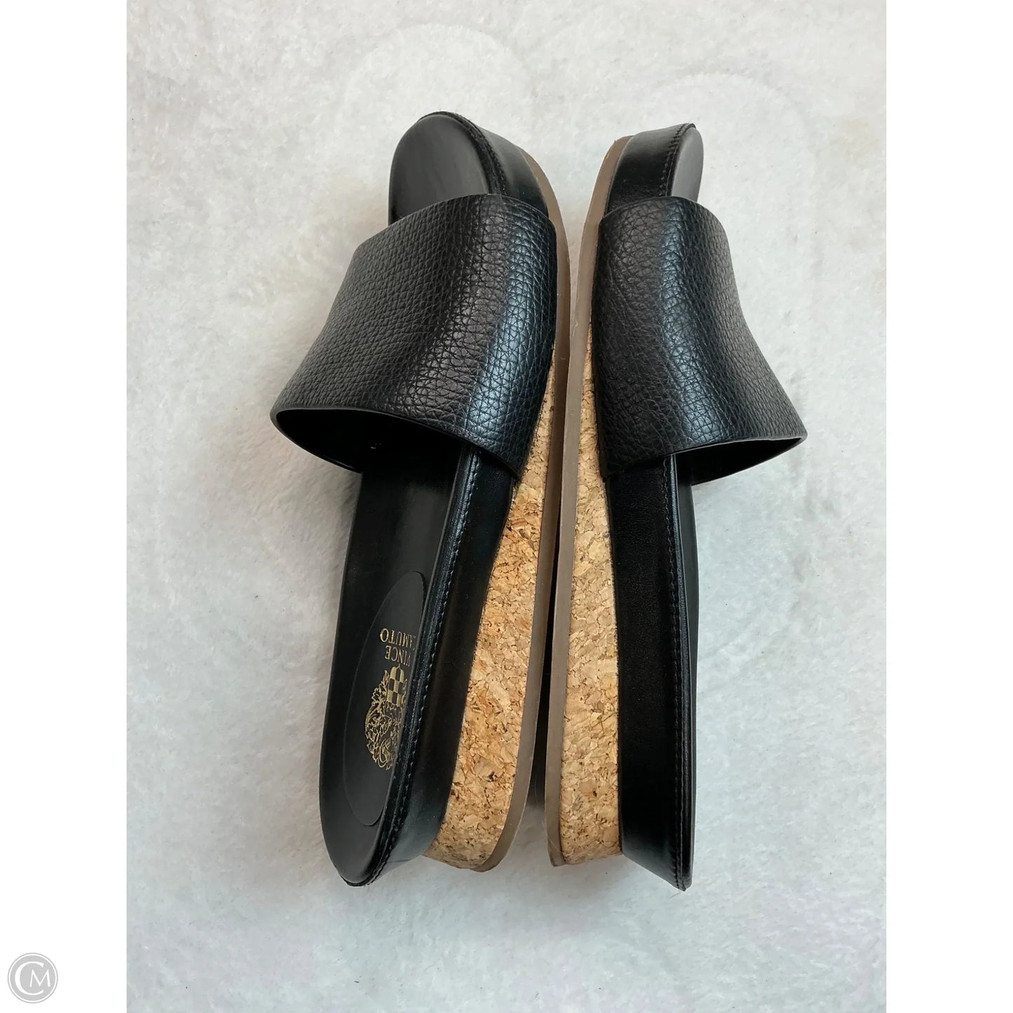 Sandals Flats By Vince Camuto In Black, Size: 7