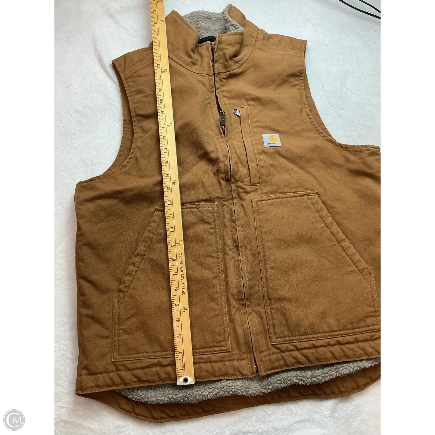 Vest Other By Carhartt In Tan, Size: M