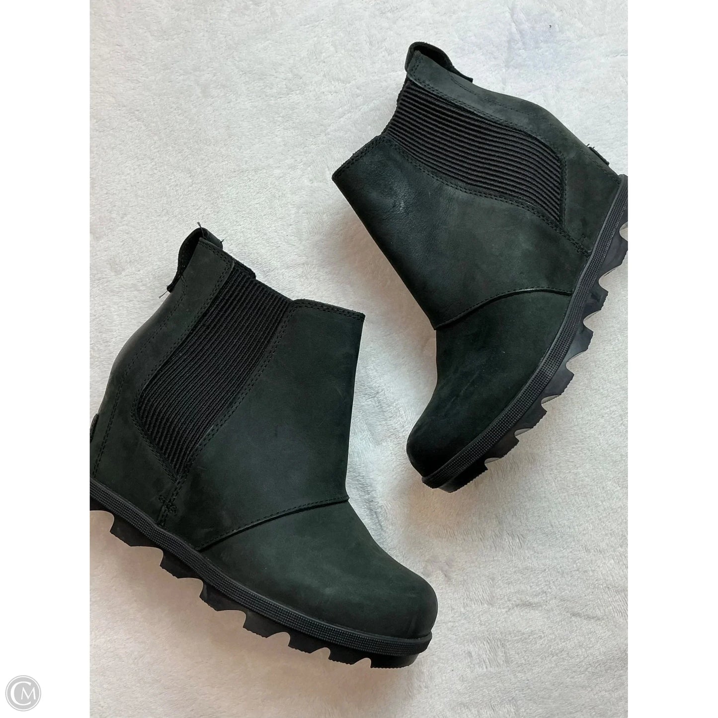 Boots Ankle Heels By Sorel In Black, Size: 8