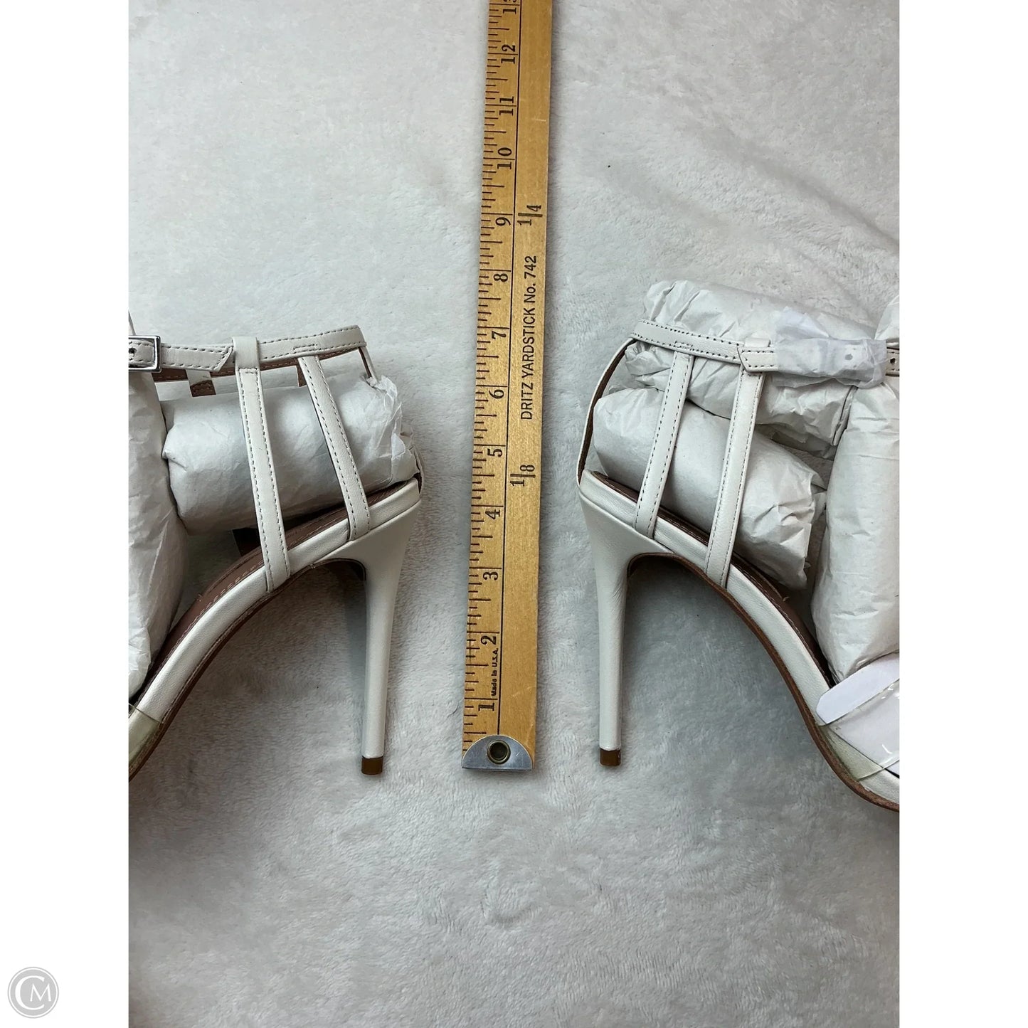 Shoes Heels Stiletto By Bcbgmaxazria In Clear, Size: 7