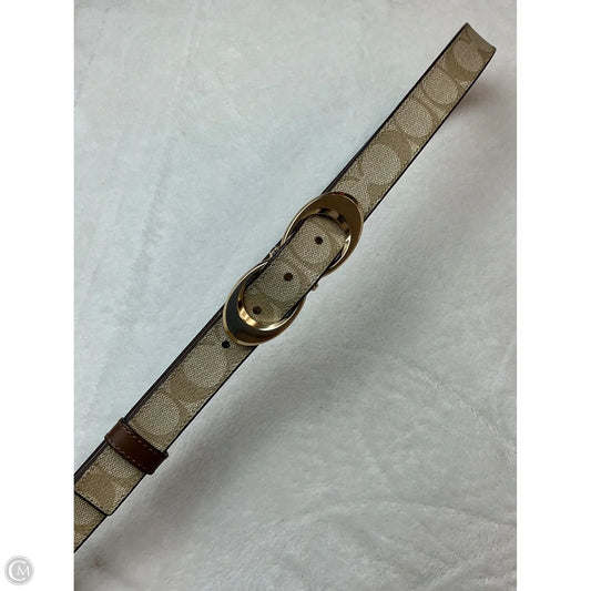 Belt Designer By Coach, Size: Medium