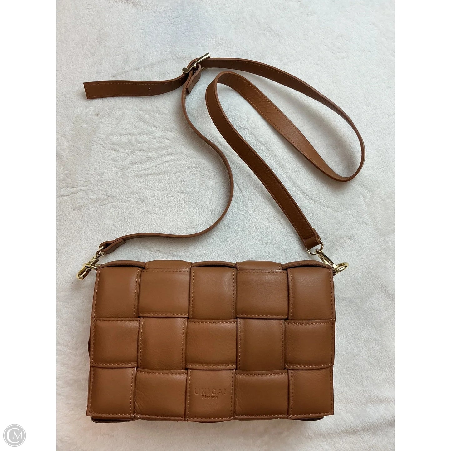 Crossbody Leather By Cmc, Size: Medium