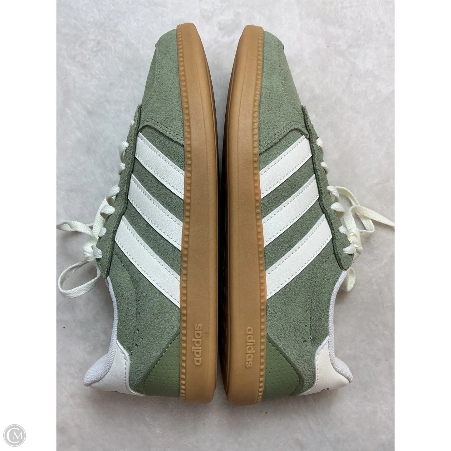 Shoes Athletic By Adidas In Green & White, Size: 6.5