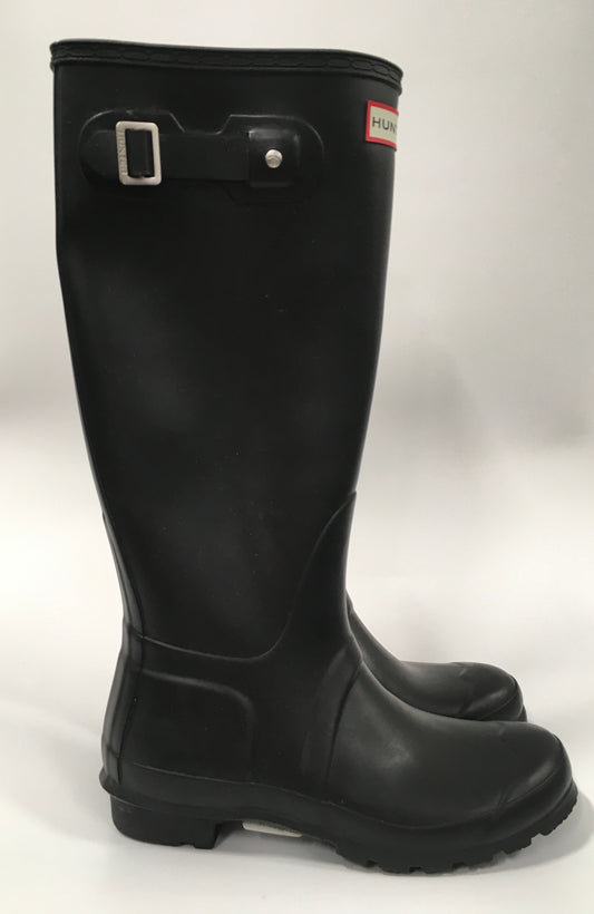 Black Boots Rain Hunter, Size 7
