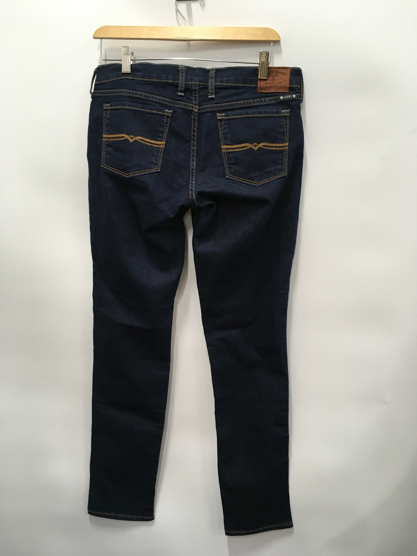 Blue Denim Jeans Skinny Lucky Brand, Size 8