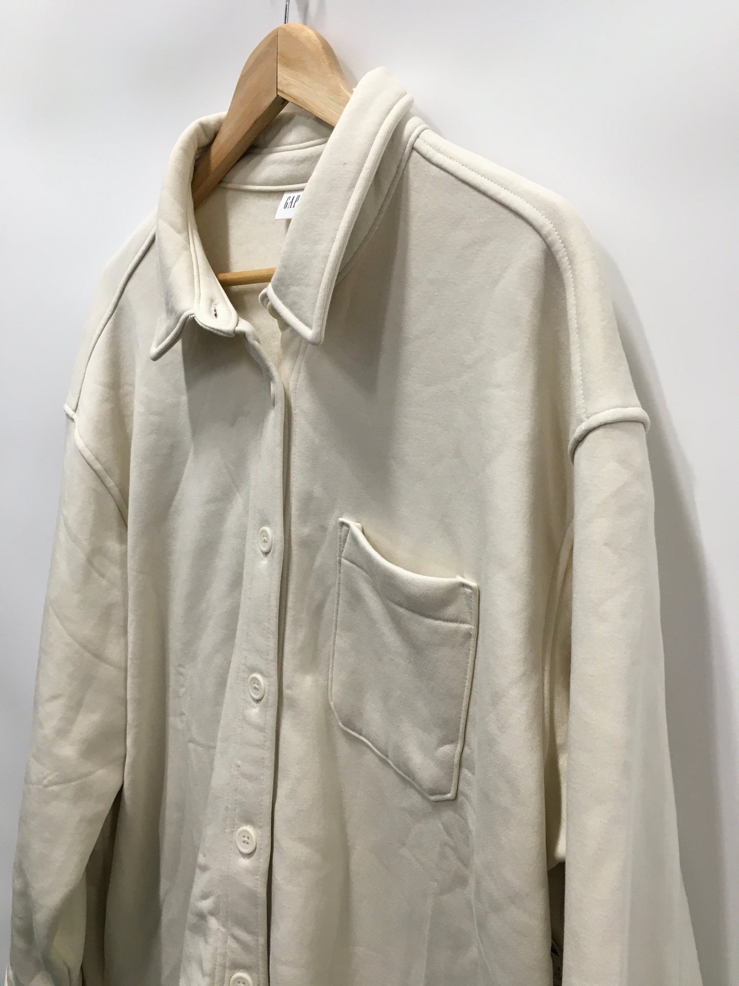 Cream Jacket Other Gap, Size Xl