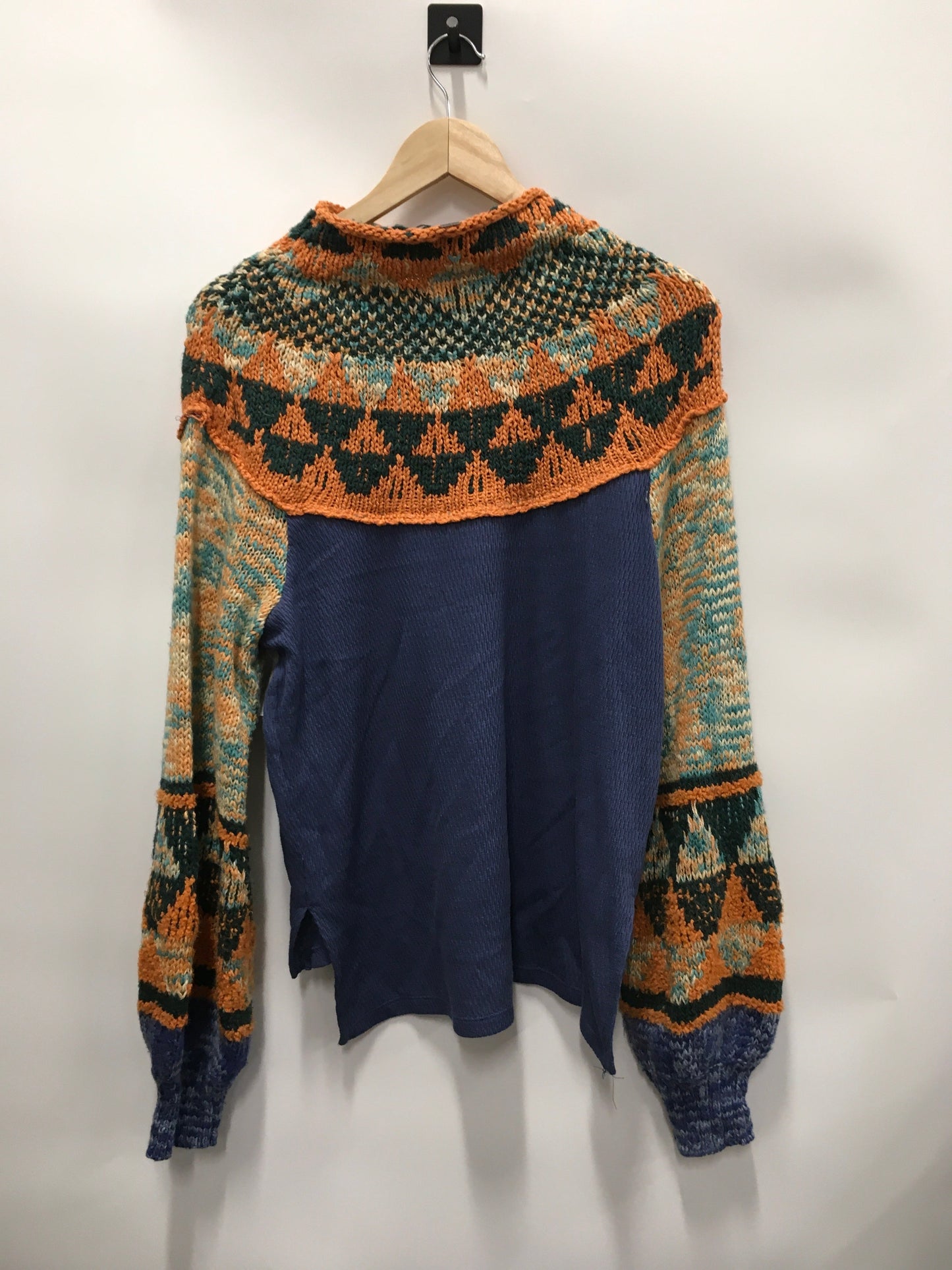 Blue & Green Sweater Free People, Size L