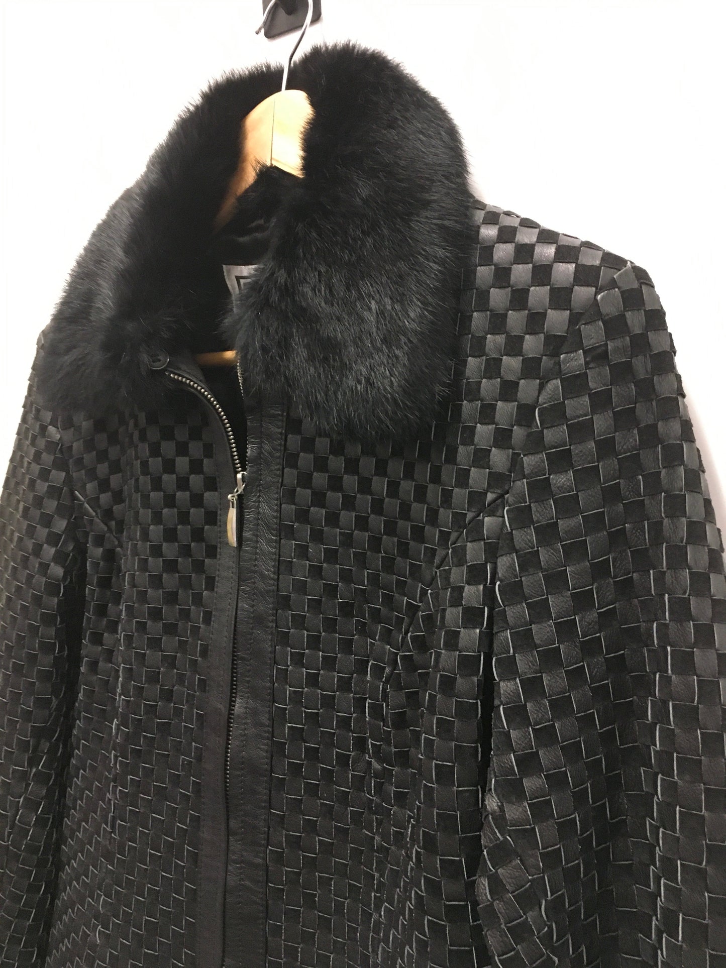 Jacket Leather By Marvin Richards In Black, Size: S