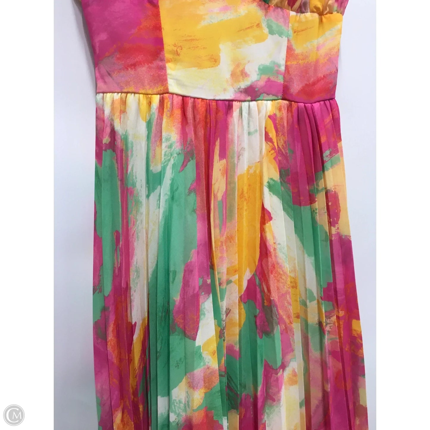 Dress Casual Maxi By Flying Tomato In Pink & Yellow, Size: S