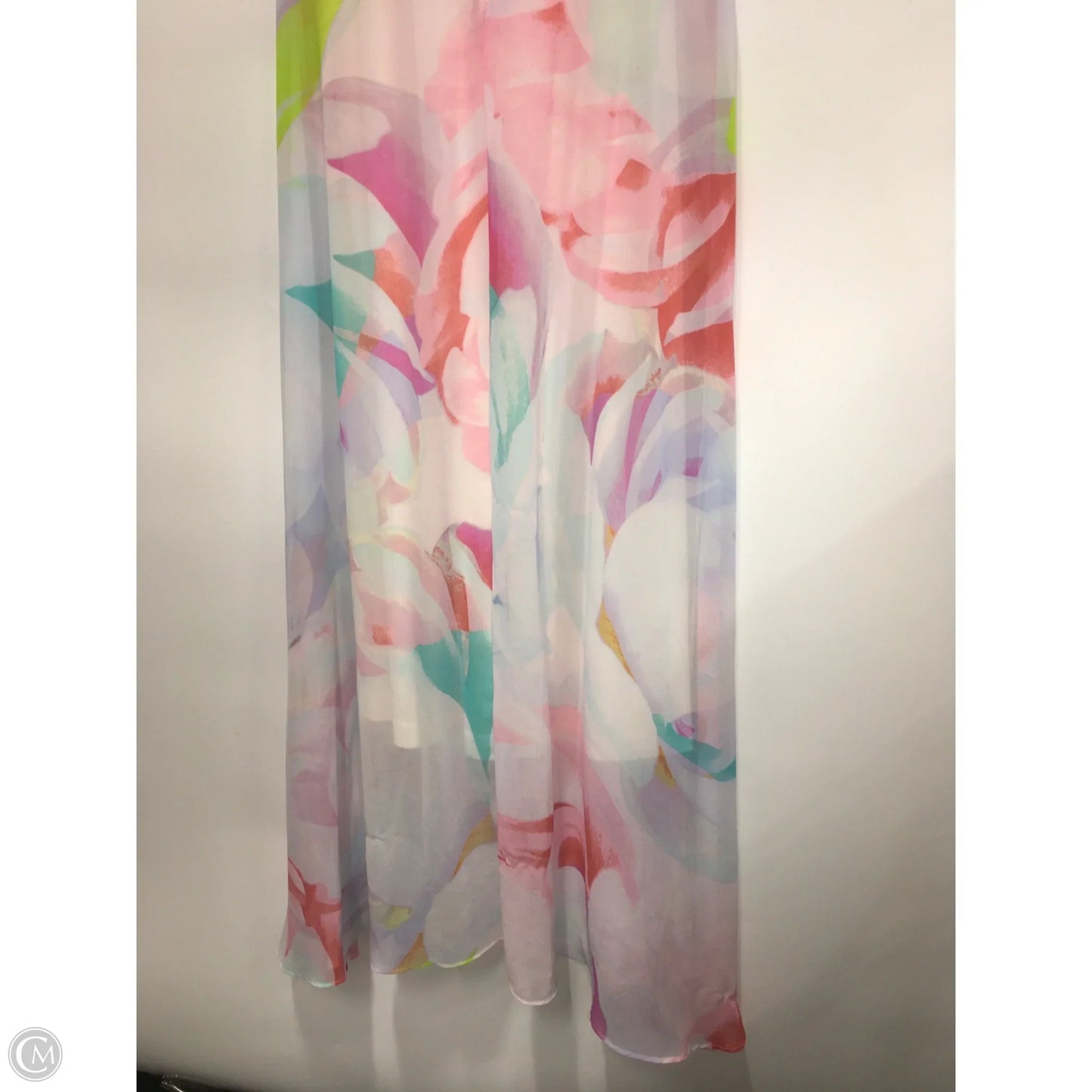 Dress Casual Maxi By Calvin Klein In Multi-colored, Size: M