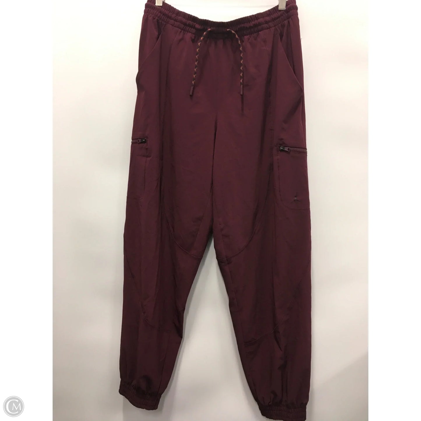 Pants Luxury Designer By Jordan In Maroon, Size: M