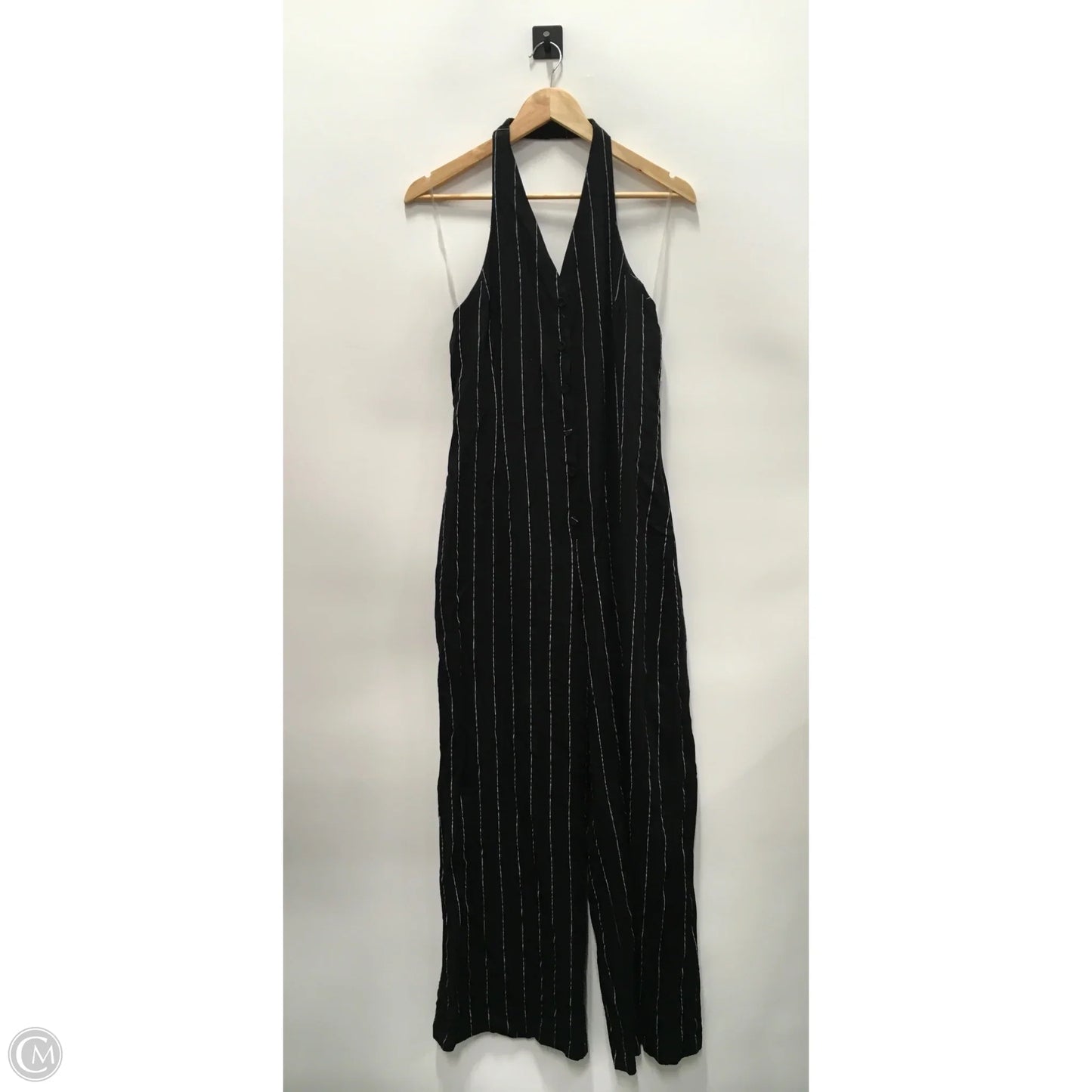 Jumpsuit By Anthropologie In Black & White, Size: L