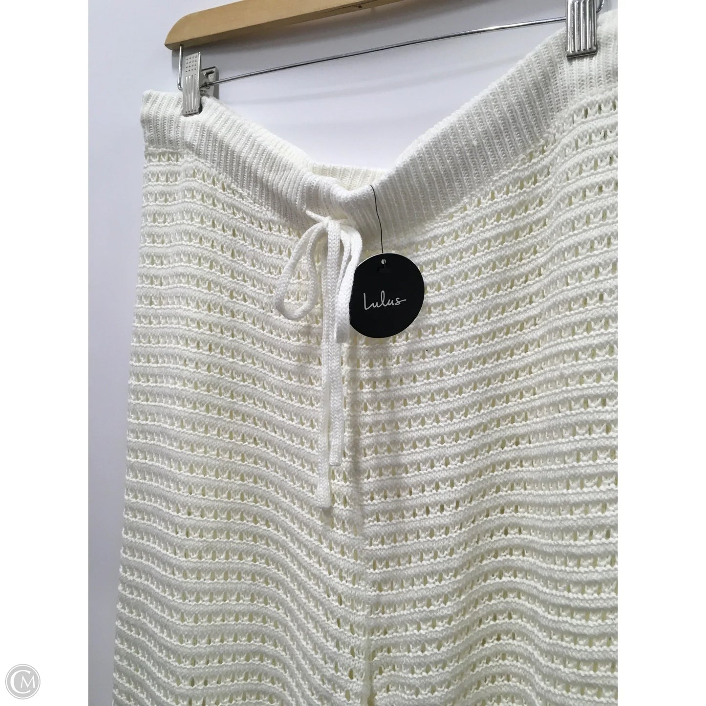 Swimwear Cover-up By Lulus In Cream, Size: Xl