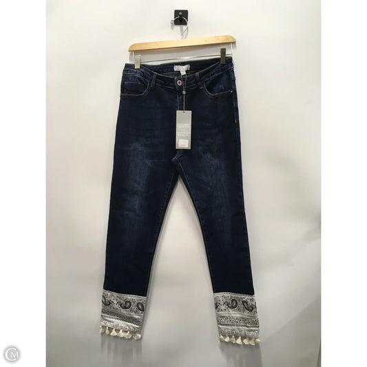 Jeans Straight By Hilary Radley In Blue Denim, Size: 8