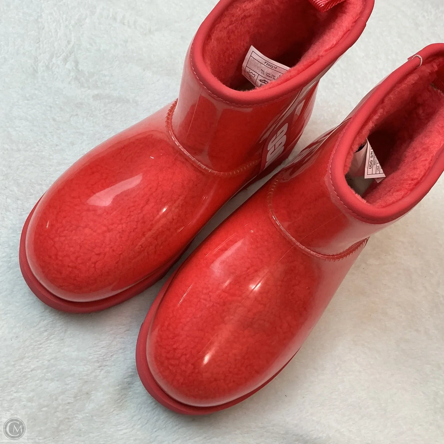 Boots Designer By Ugg In Pink, Size: 6