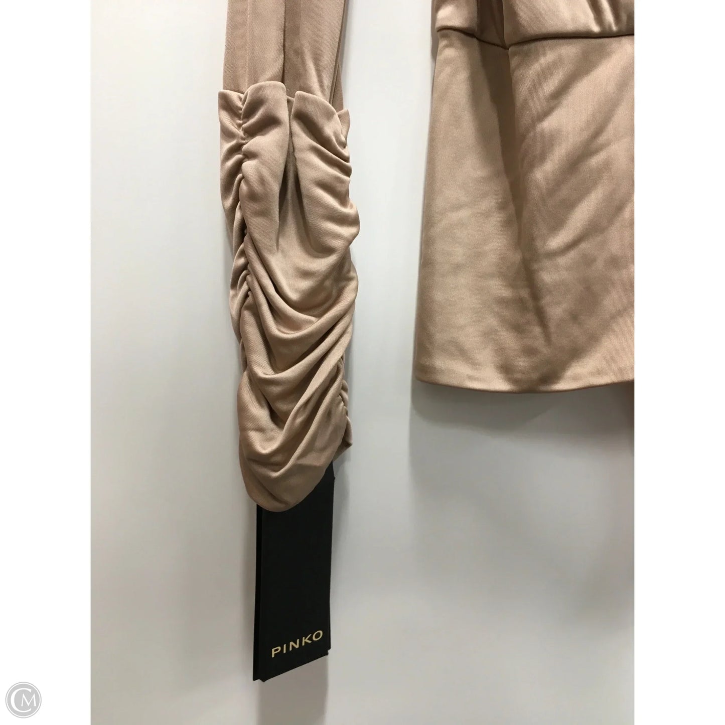 Bodysuit Designer By Pinko In beige, Size: S