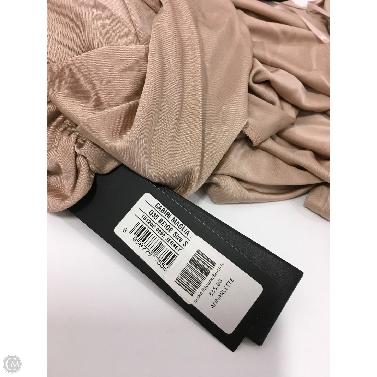 Bodysuit Designer By Pinko In beige, Size: S