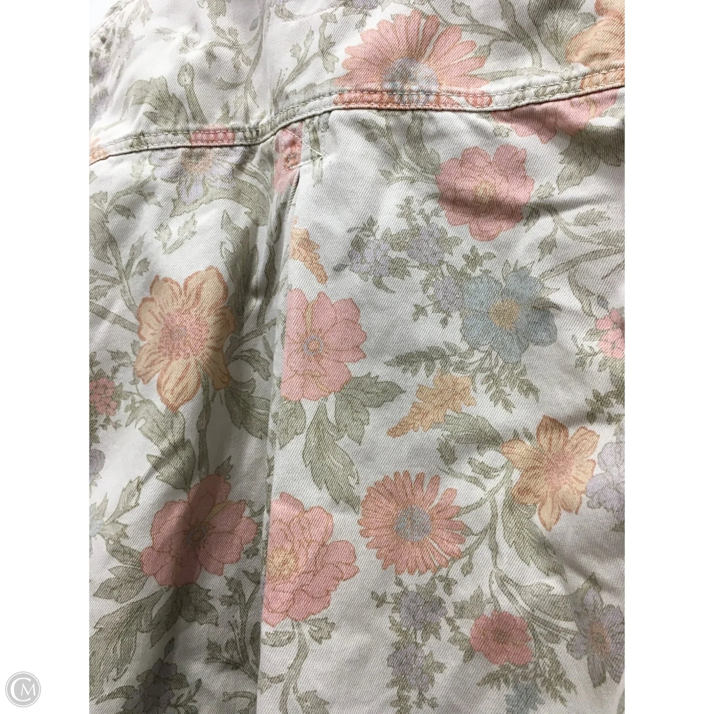 Jacket Denim By We The Free In Floral Print, Size: L
