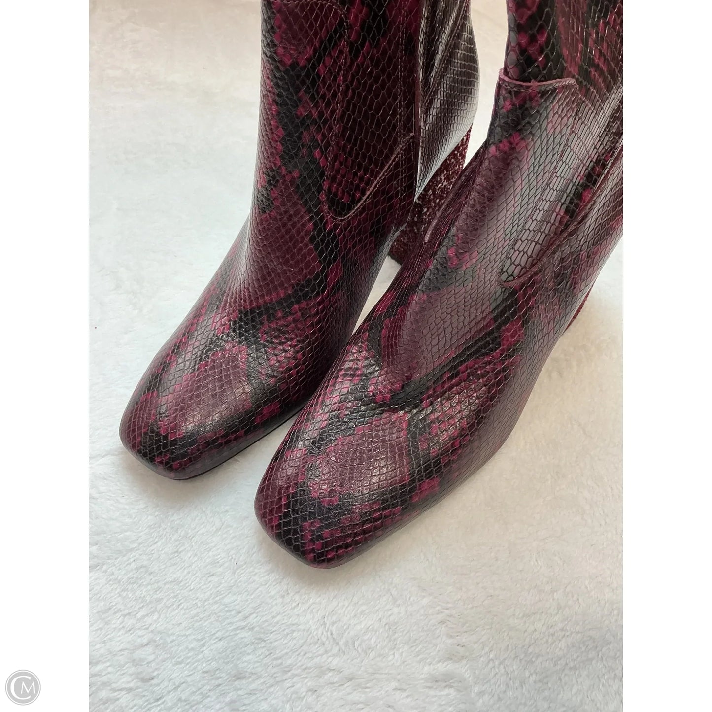Boots Designer By Michael Kors In Snakeskin Print, Size: 10