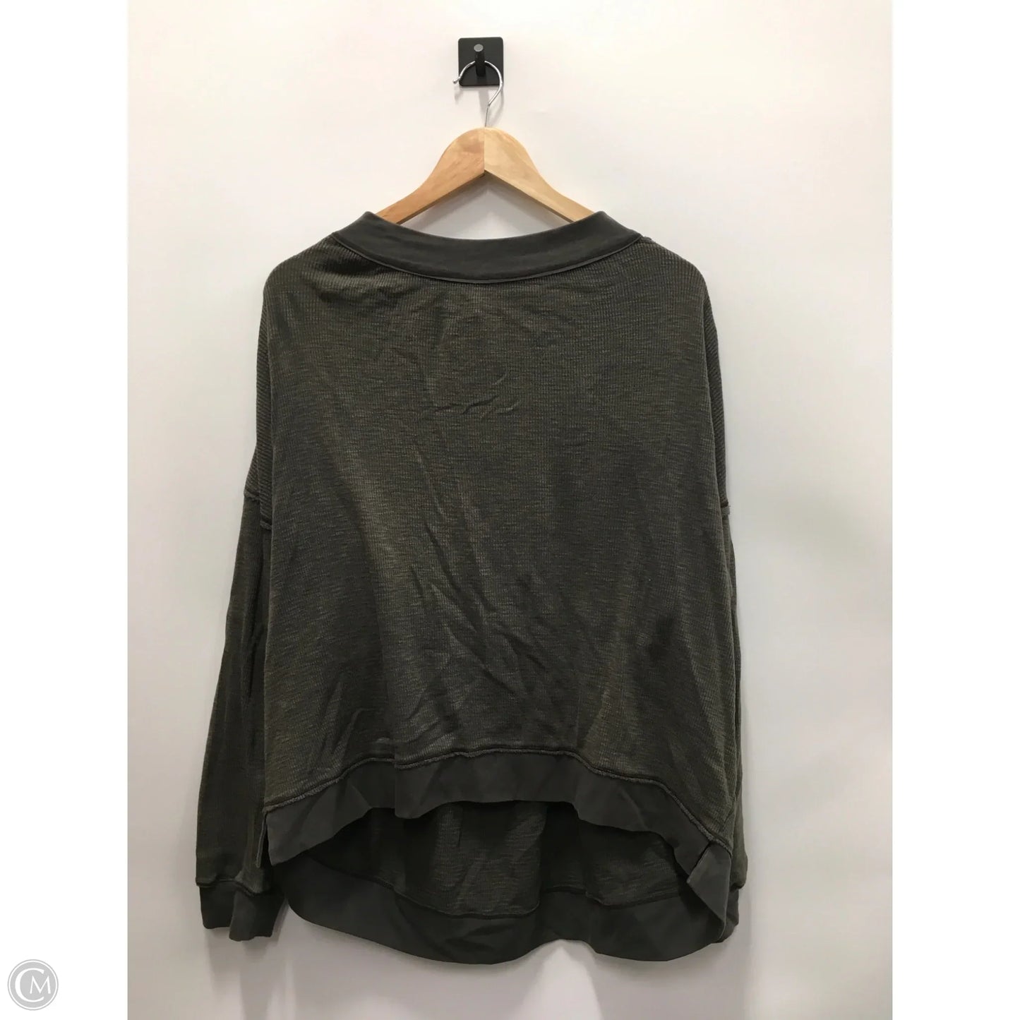 Top Long Sleeve By Free People In Grey, Size: Xl