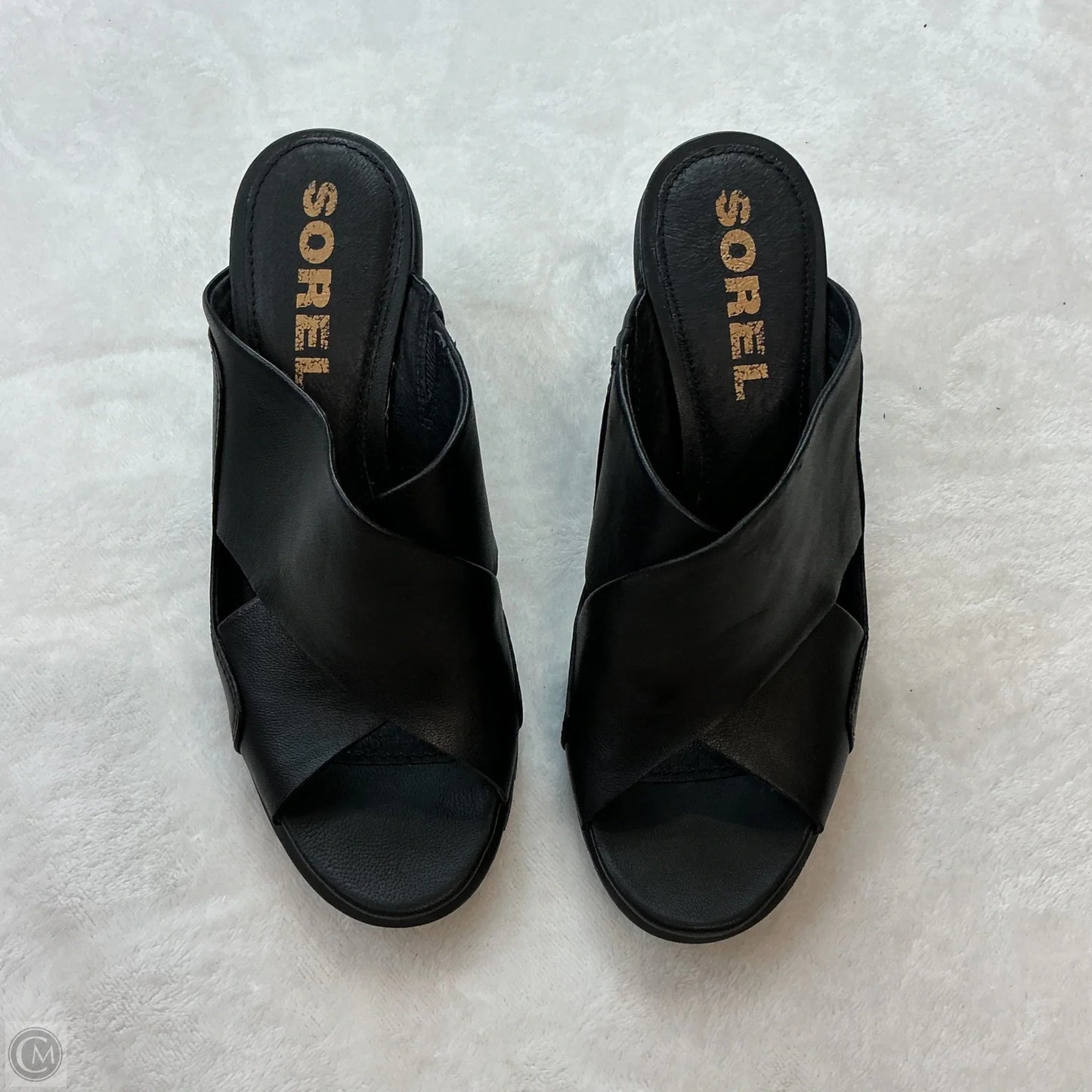 Shoes Heels Block By Sorel In Black, Size: 7