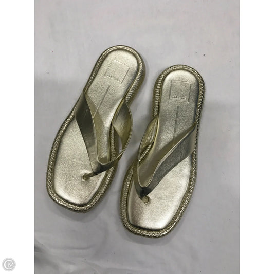 Sandals Flats By Dolce Vita In Gold, Size: 7