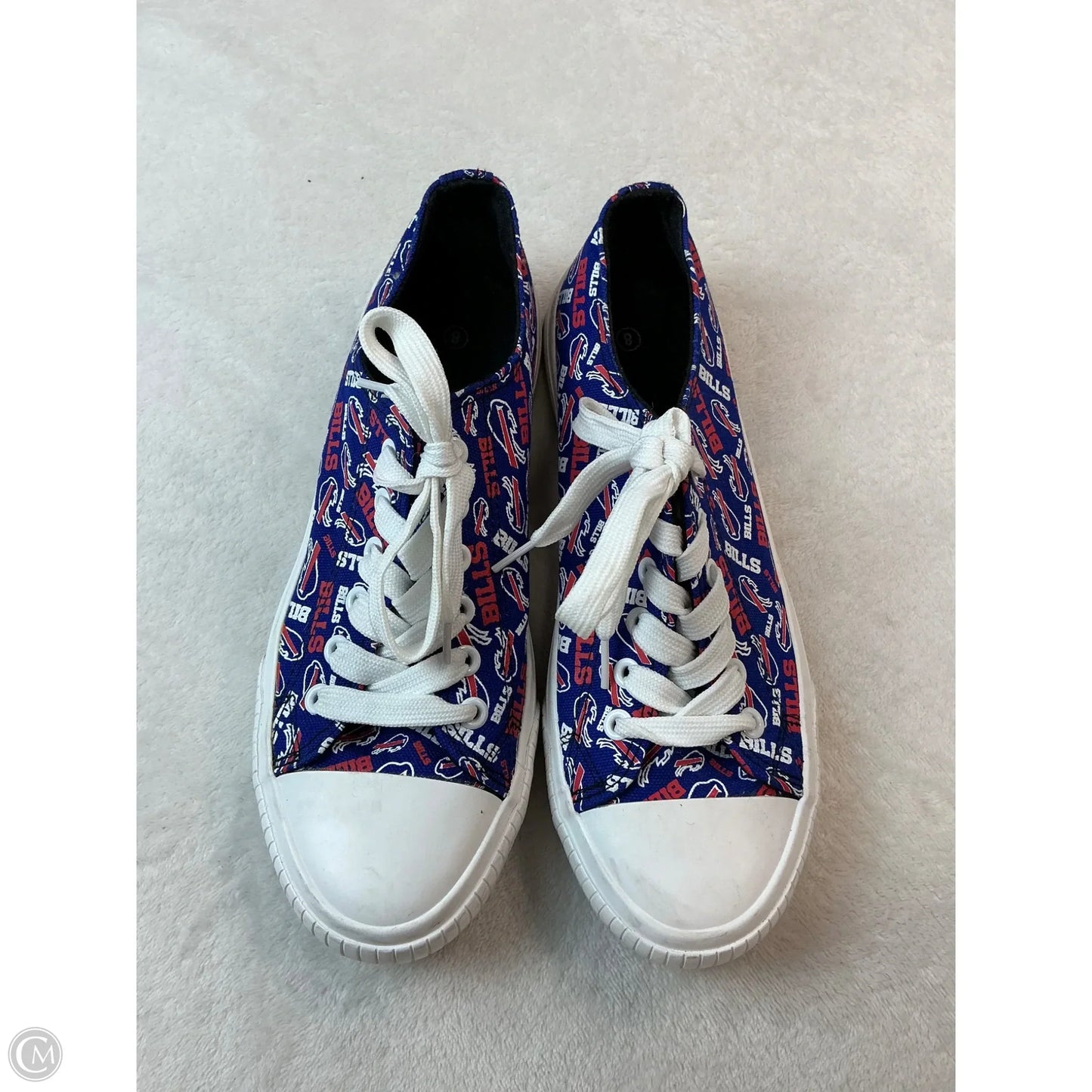 Shoes Sneakers By Clothes Mentor In Blue Red & White, Size: 8