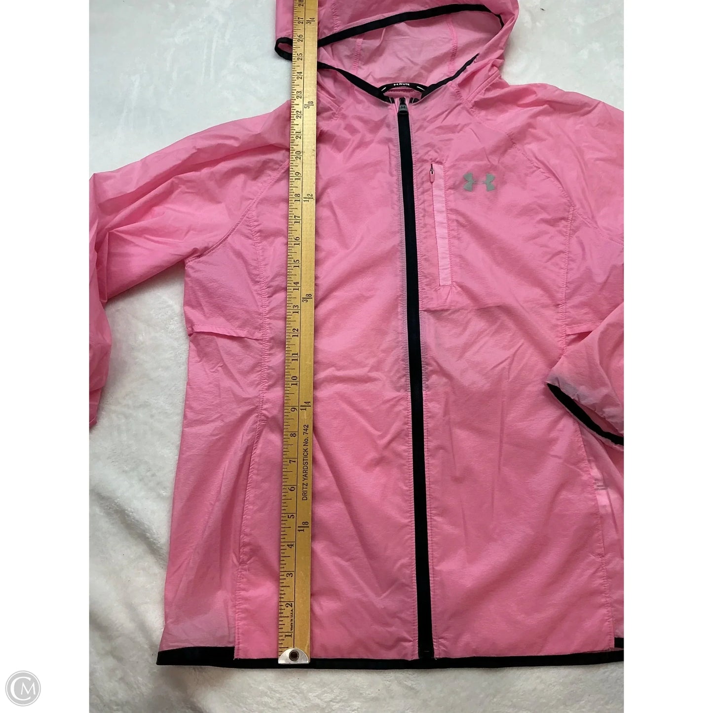 Athletic Jacket By Under Armour In Pink, Size: S