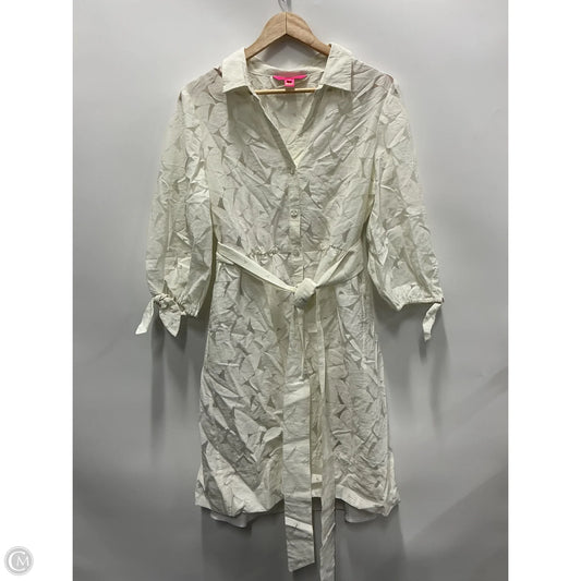 Dress Designer By Lilly Pulitzer In White, Size: Xl