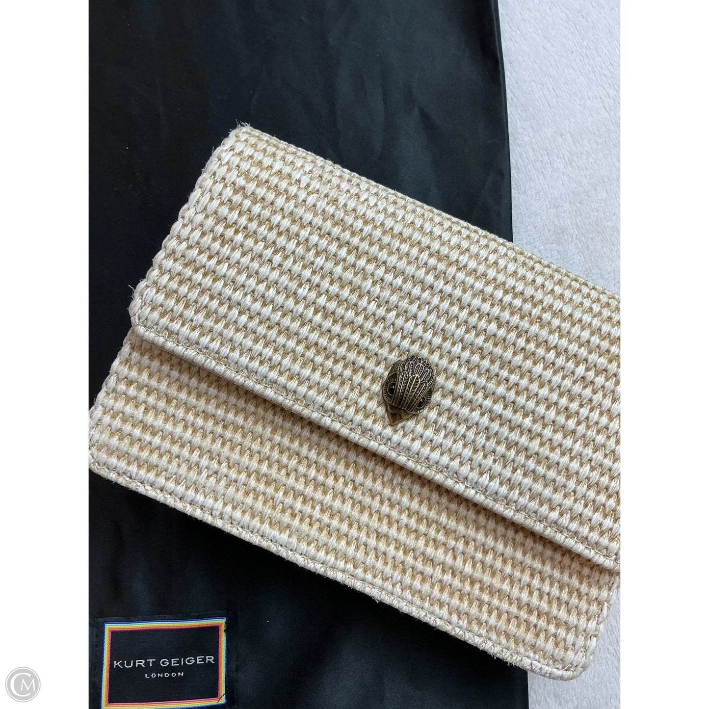 Clutch Designer By Kurt Geiger, Size: Medium
