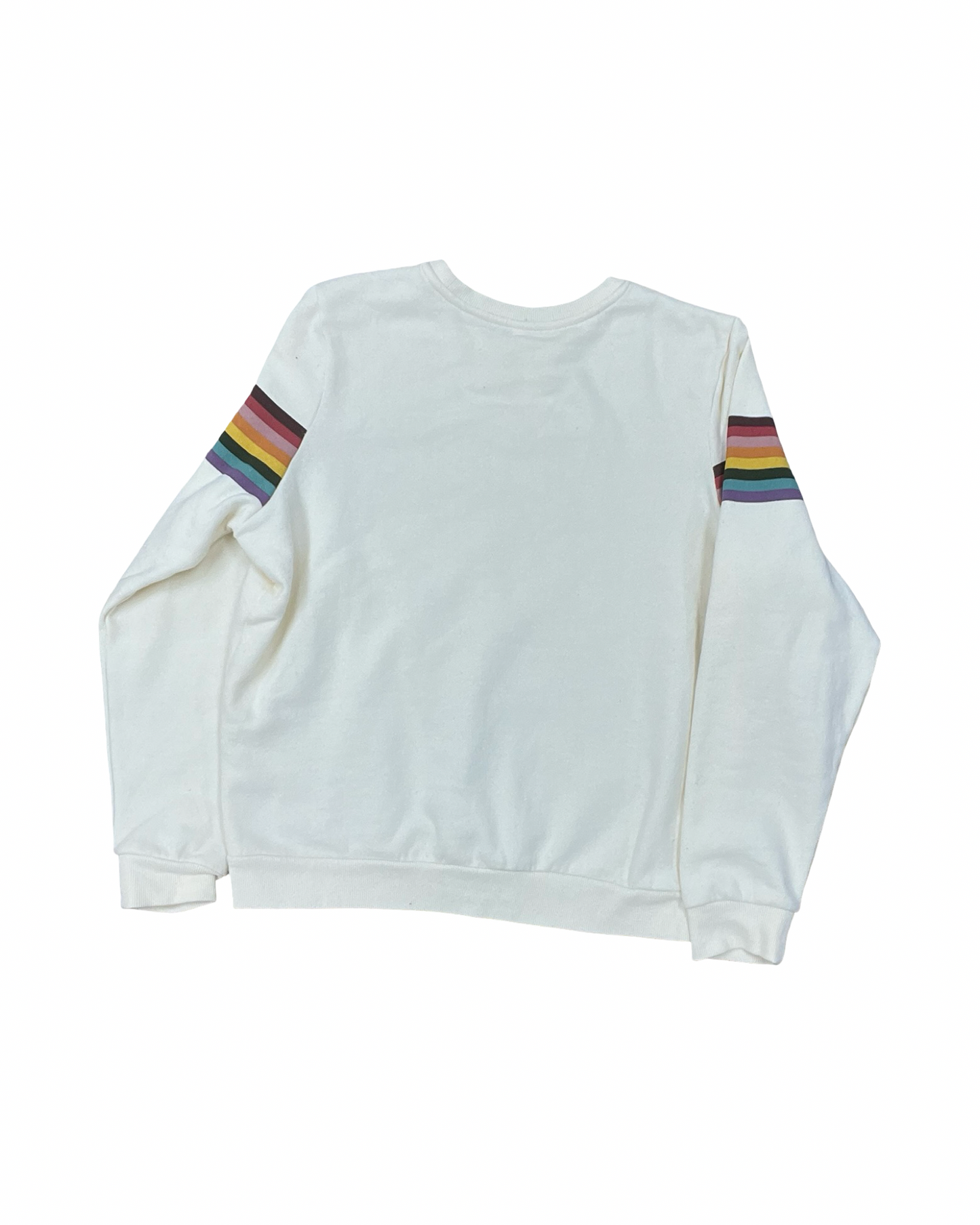 Sweatshirt Crewneck By Clothes Mentor In Cream, Size:S