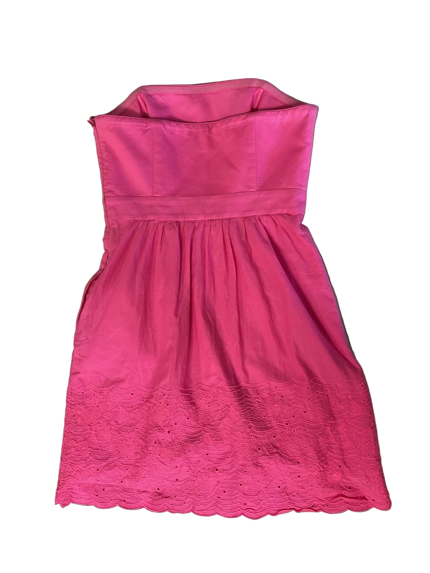 Dress Casual Short By Vineyard Vines In Pink, Size: 2