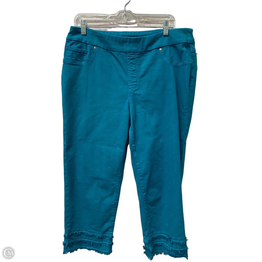 Capris By Chicos In Teal, Size: 12
