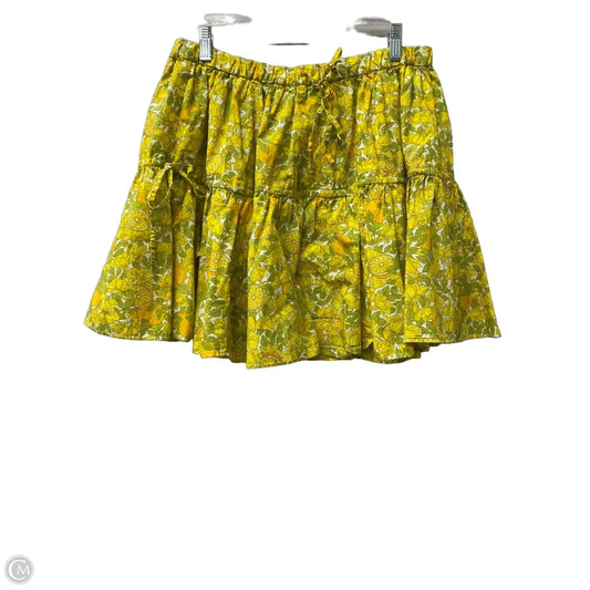 Skirt Mini & Short By J. Crew In Yellow, Size: 6
