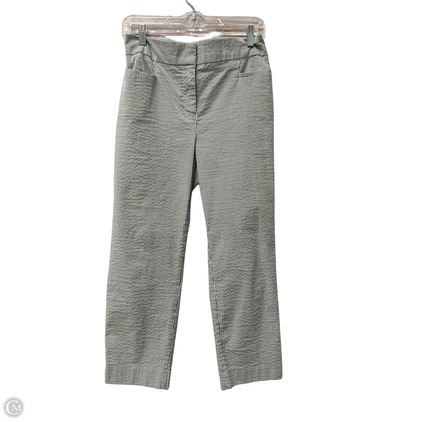 Pants Cropped By Ann Taylor In Grey, Size: 4