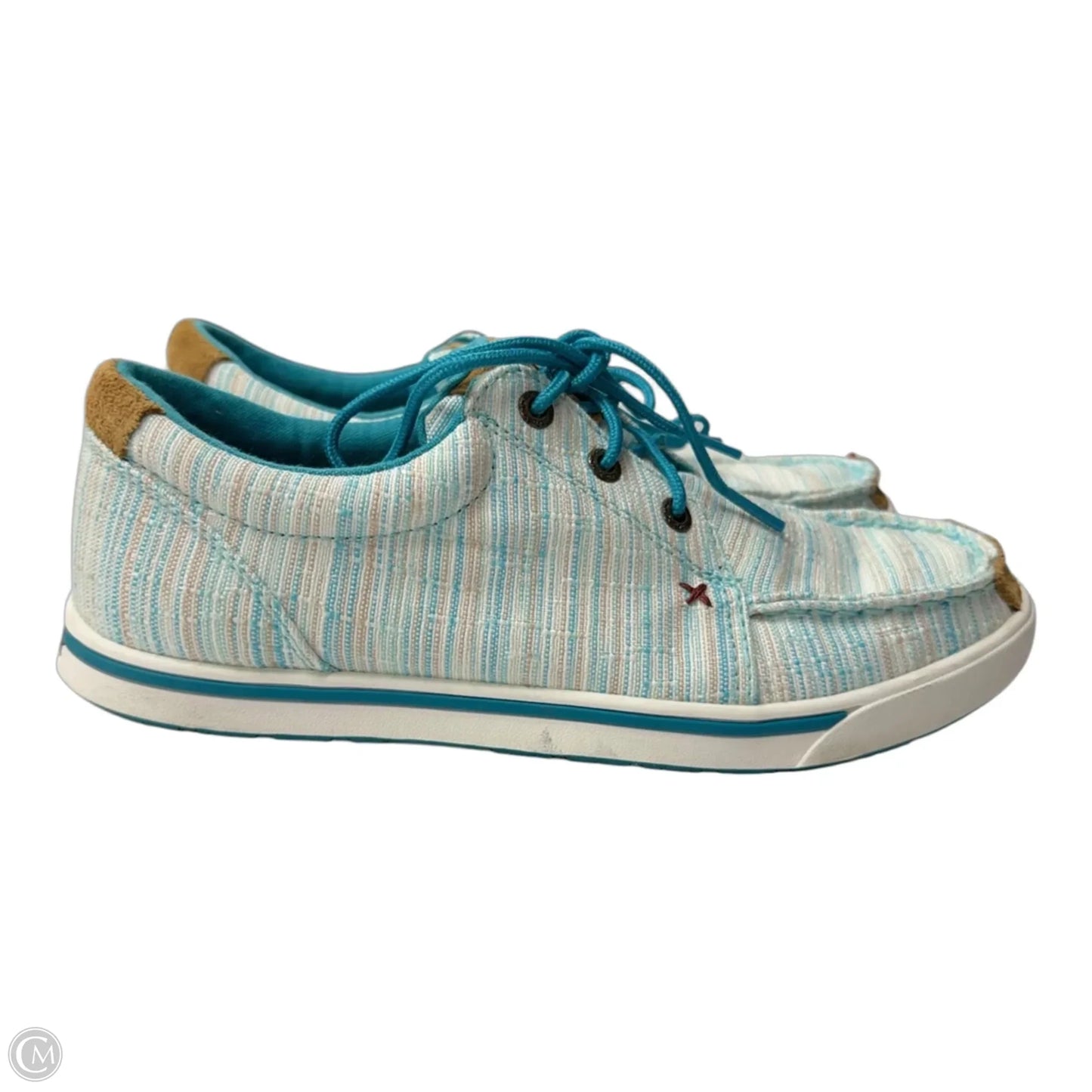 Shoes Flats By hooey In Teal, Size: 8