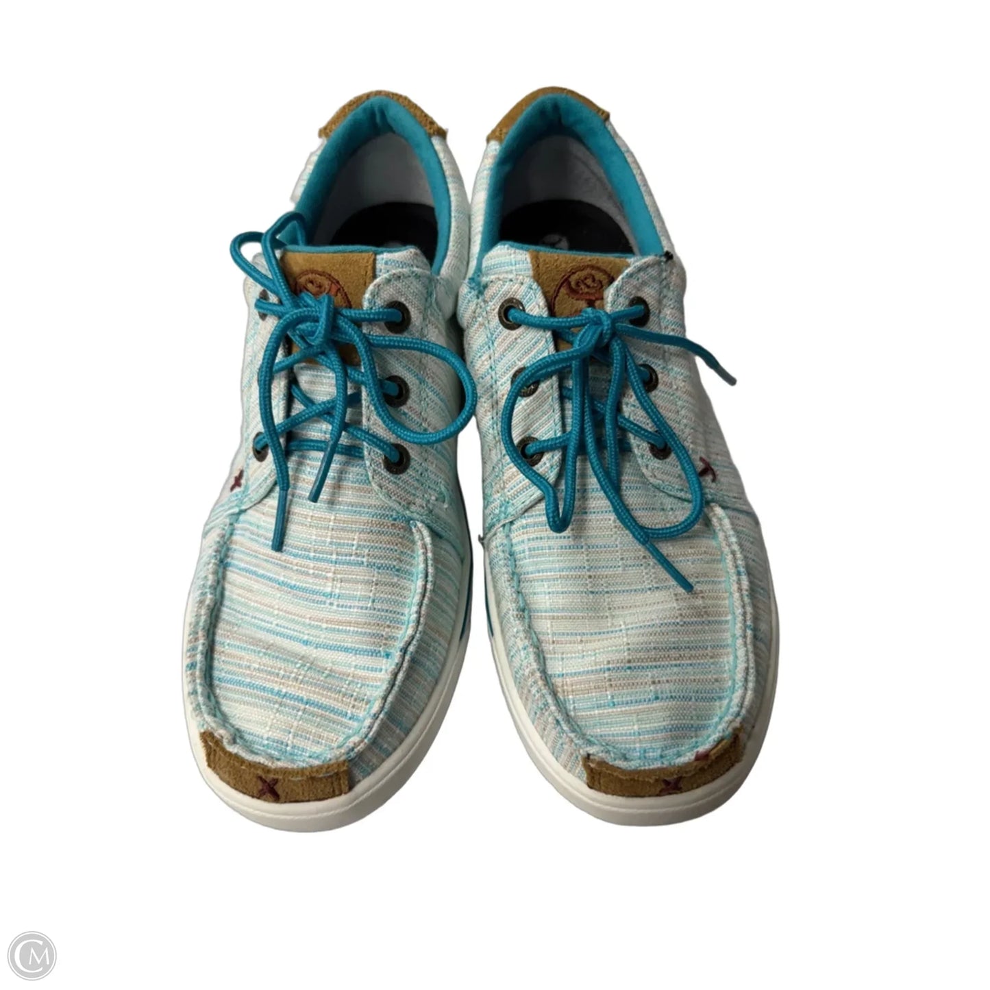 Shoes Flats By hooey In Teal, Size: 8