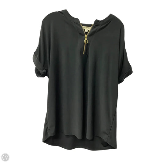 Top Short Sleeve By Joie de vivre In Black, Size: 2x