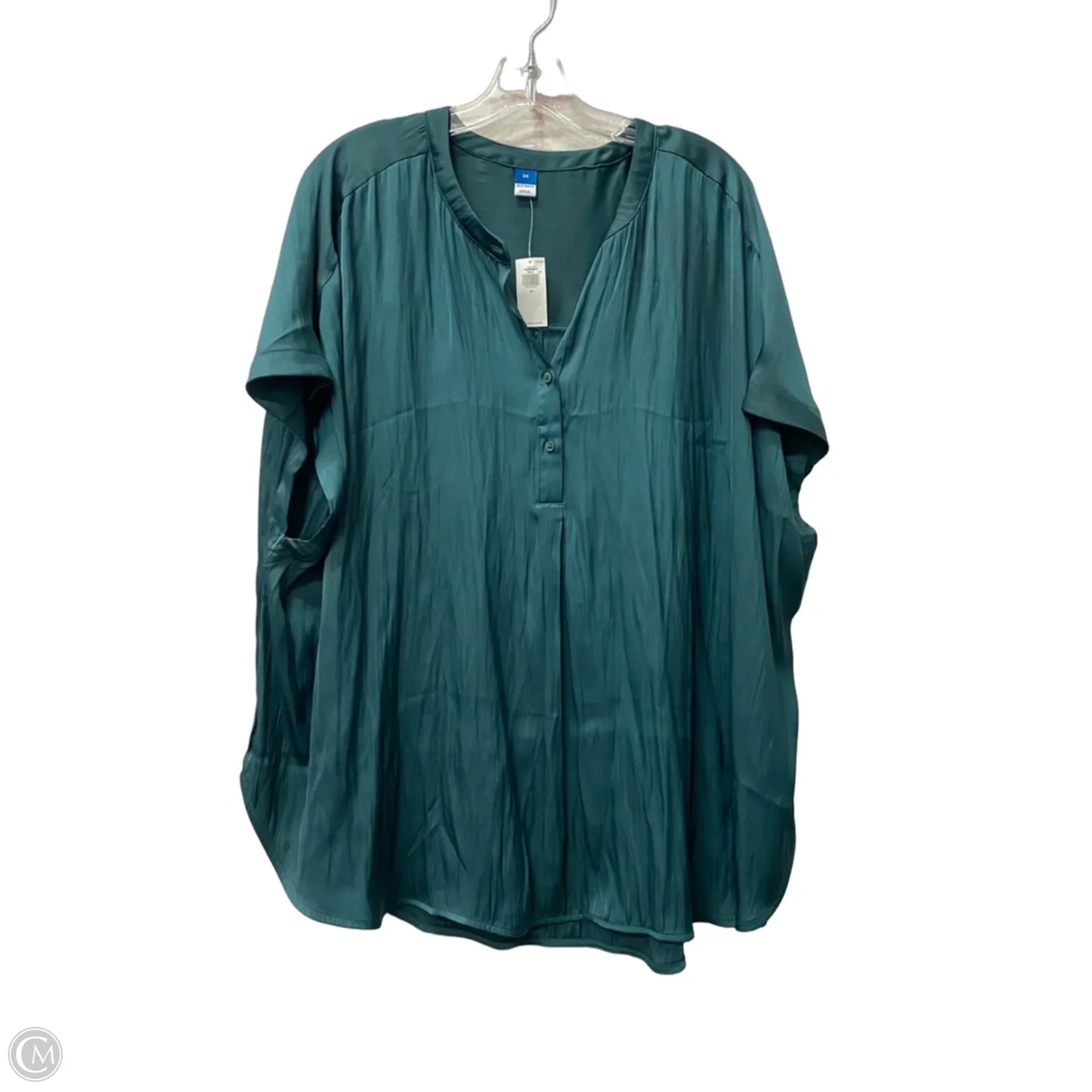 Top Short Sleeve By Old Navy In Green, Size: 3x