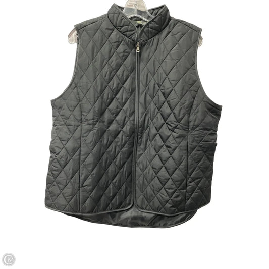 Vest Puffer & Quilted By Style And Company In Black, Size: L