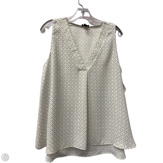 Top Sleeveless By Ann Taylor In Beige, Size: M