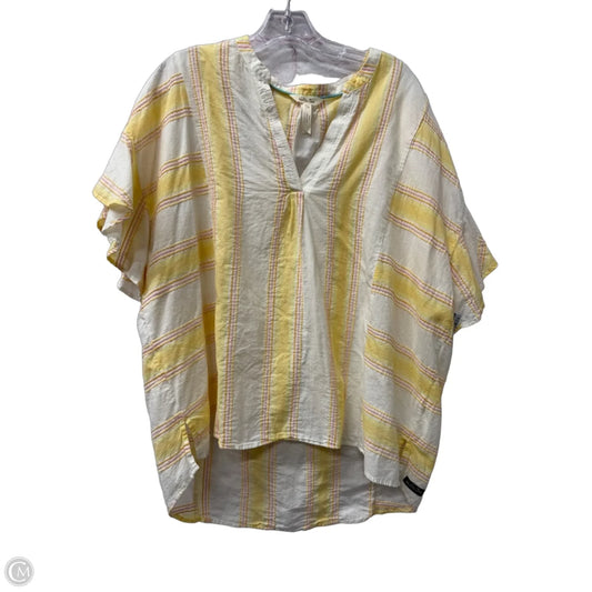 Top Short Sleeve By Matilda Jane In Yellow, Size: Xl