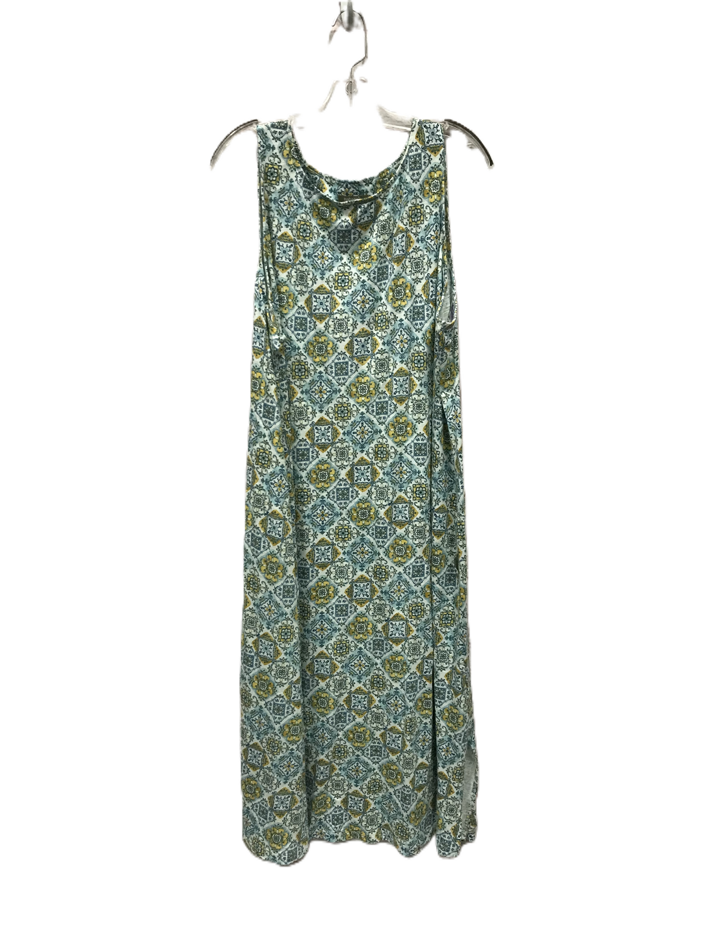 Green Dress Casual Maxi By Denim And Co Qvc, Size: 2x