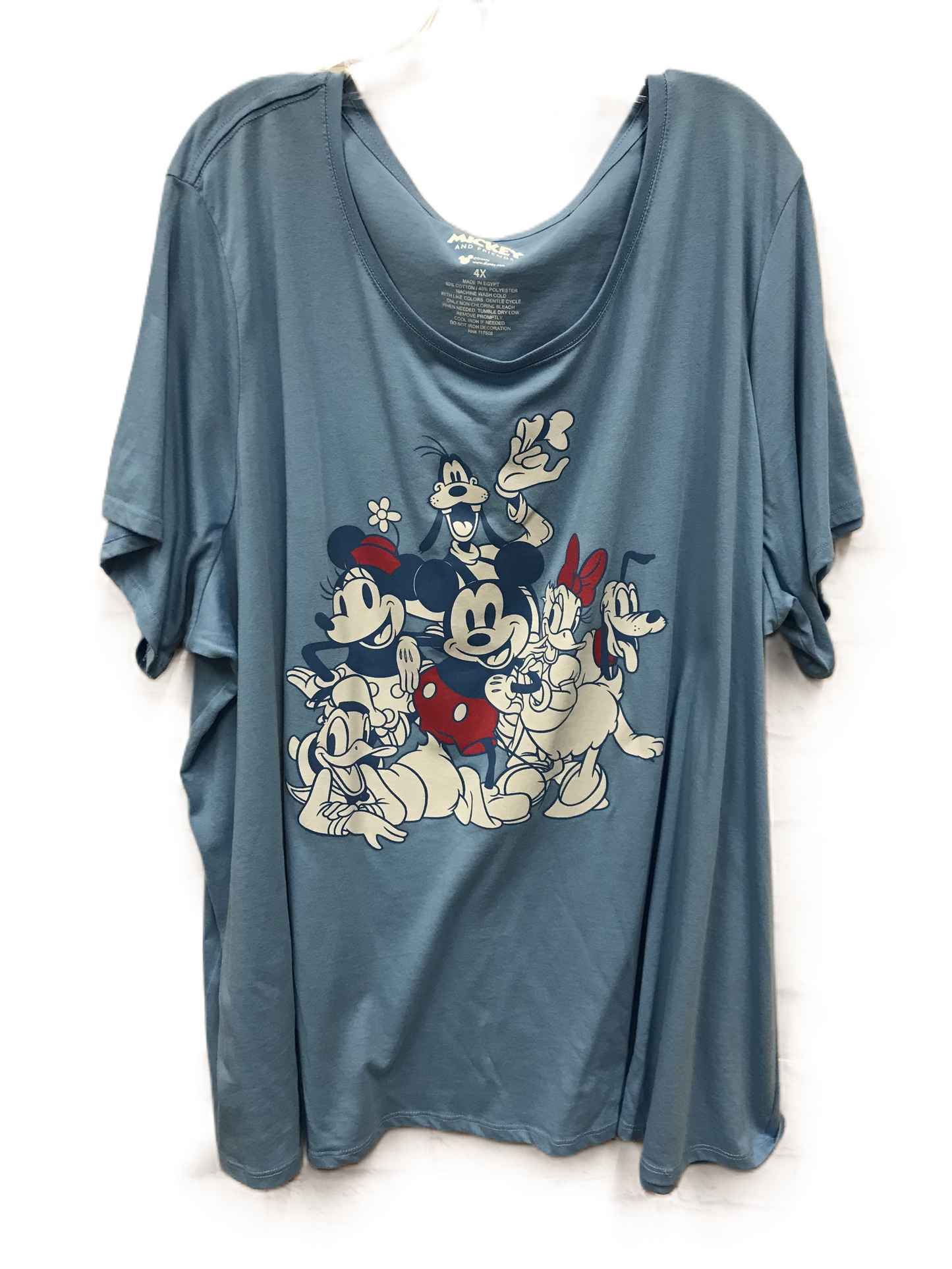 Blue Top Short Sleeve By Disney Store, Size: 4x