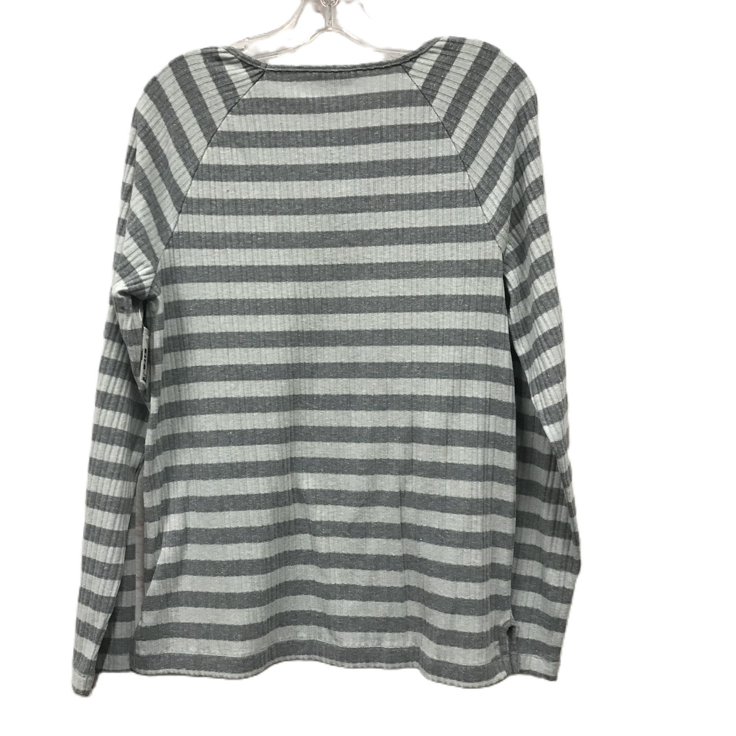 Grey Top Long Sleeve By Lucky Brand, Size: Xl