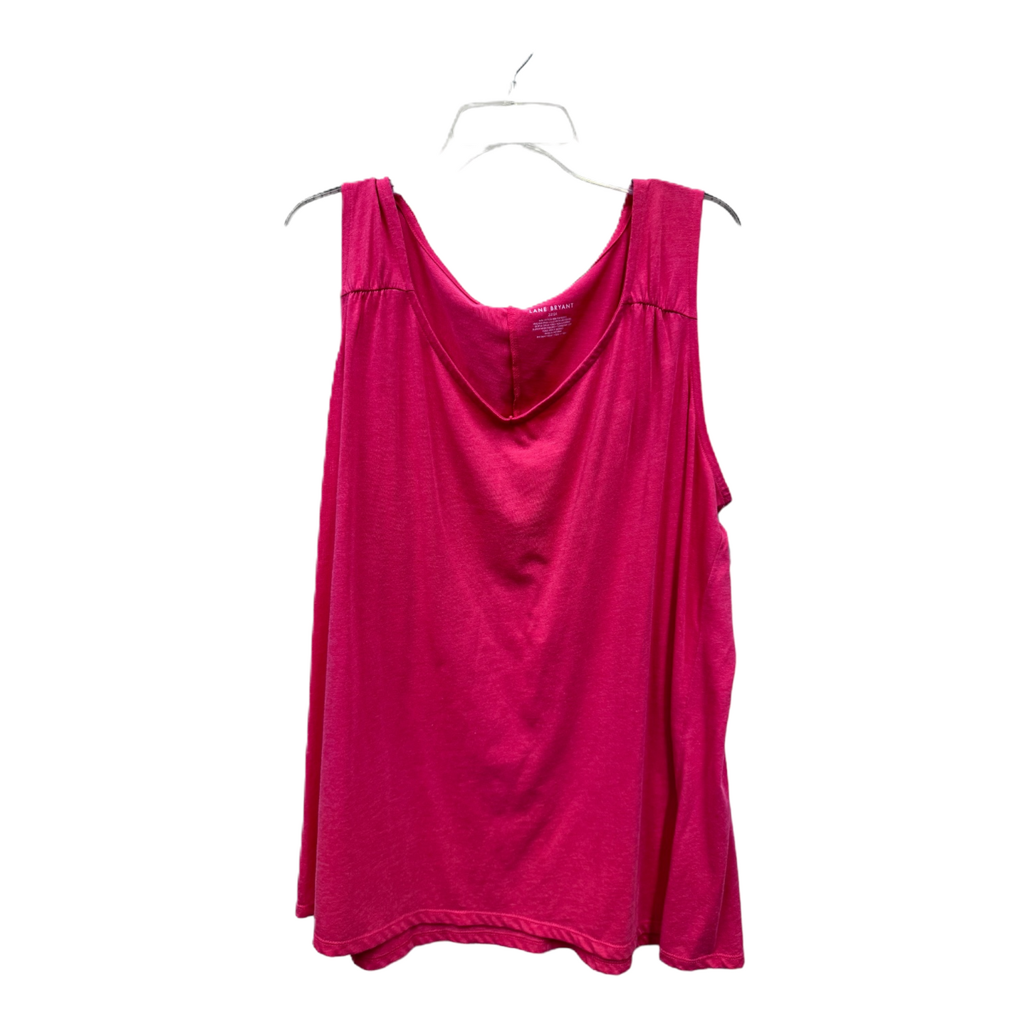Pink Top Sleeveless By Lane Bryant, Size: 3x