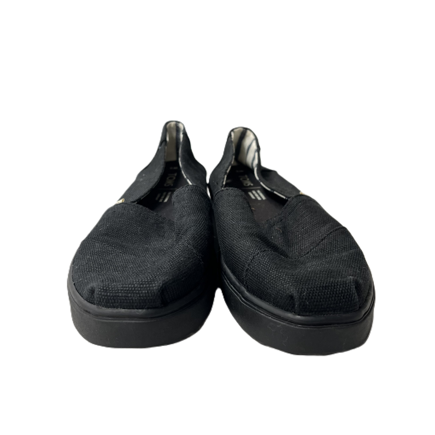 Shoes Flats By Toms In Black, Size: 9